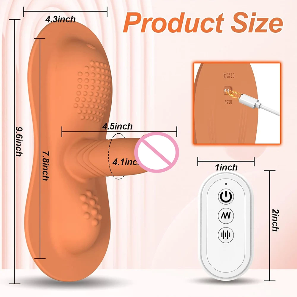Cushion Style Female Dildo Vibrator Remote Control 10 Modes Clitoral Anal G-Spot Stimulator Female Masturbator Sex Toy for Woman - Image 5