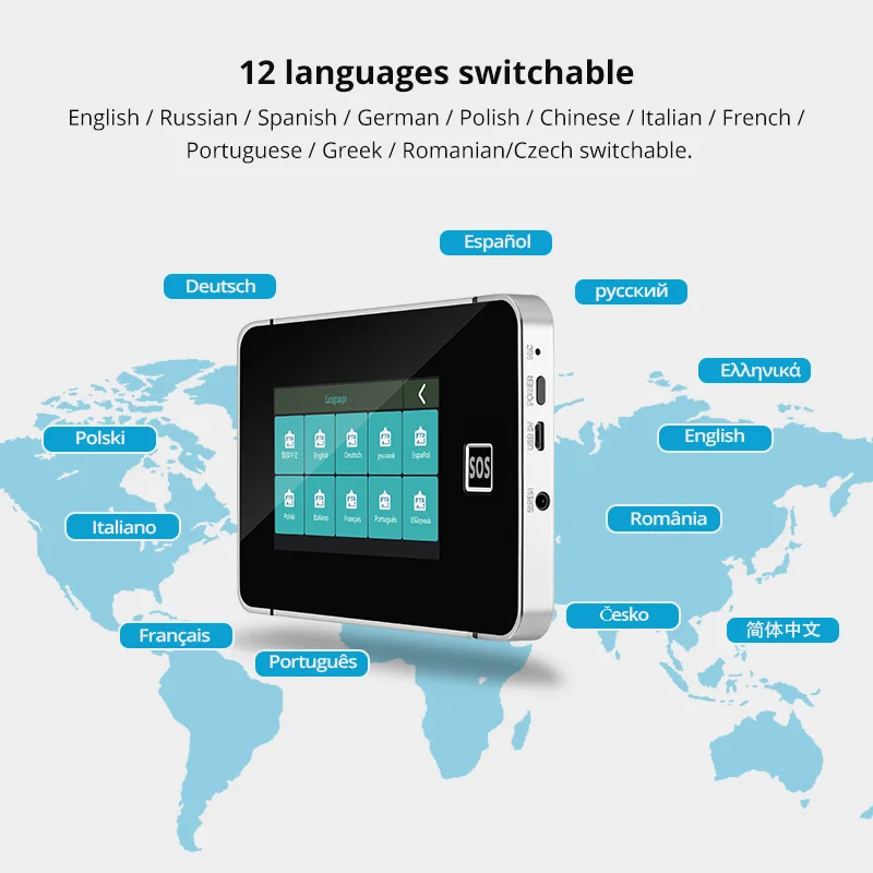 KERUI Wireless 4G Burglar Alarm 4.3 Inch Touch Screen Home Alarm System WiFi GSM Tuya Smart Alarm Kit G64B Model