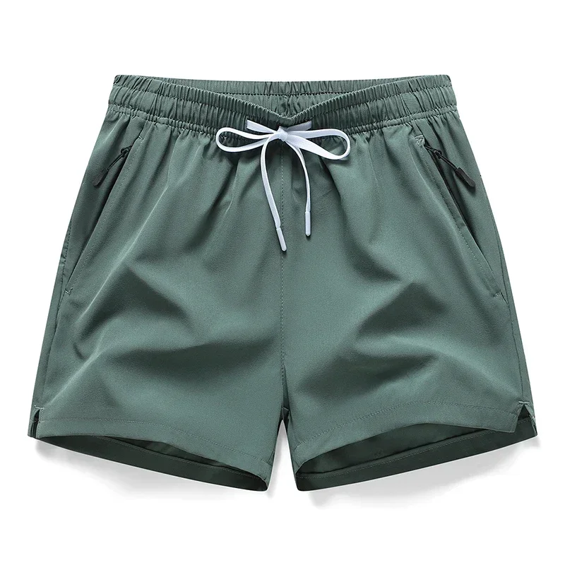 

Summer New Men's Sports Leisure Shorts High-quality Ice Silk Lightweight Fast Drying Running Fitness Loose Comfortable Shorts