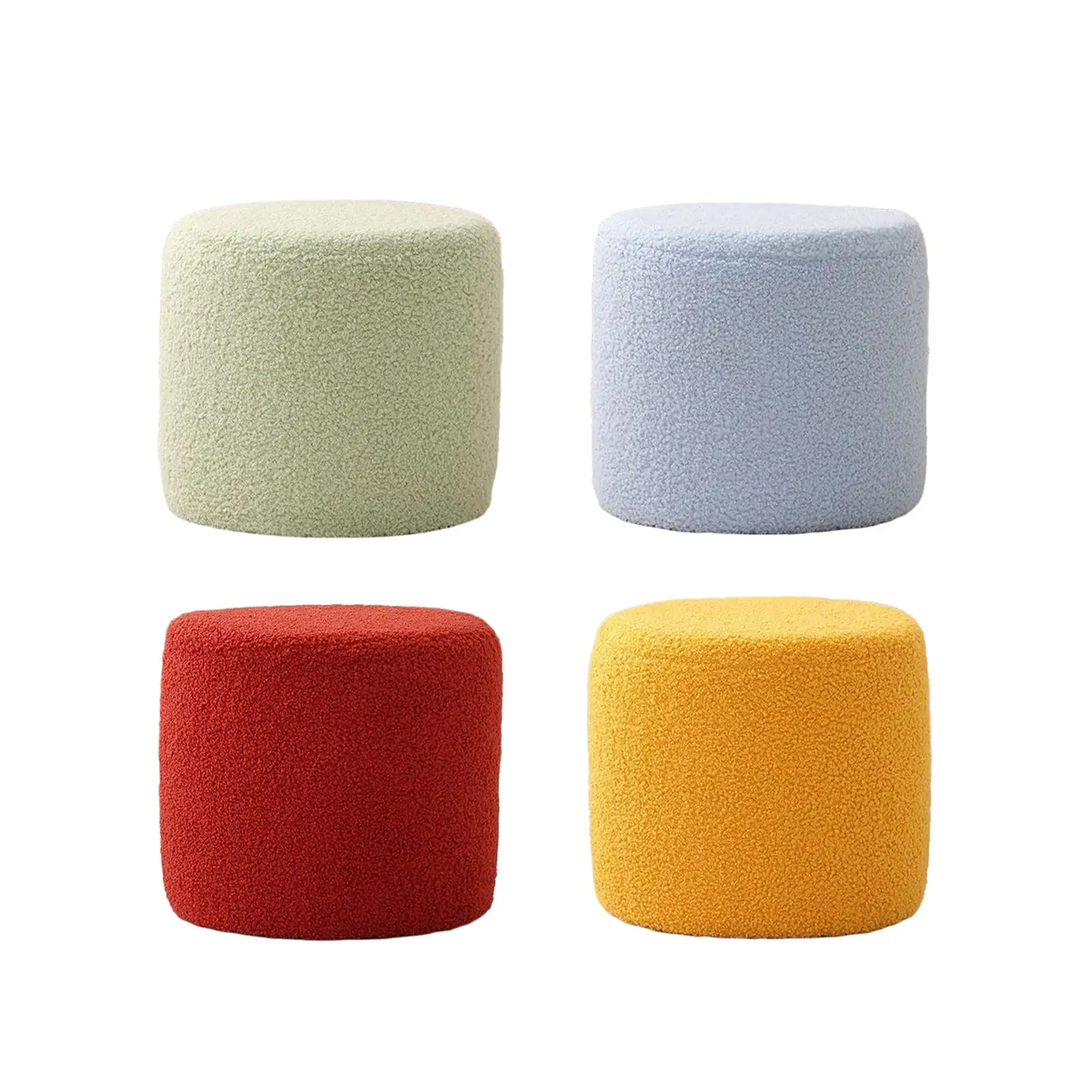 

Круглый табурет-оттоманка для ног, устойчивая нескользящая подставка-ступенька для гостиной, квартиры, прихожей