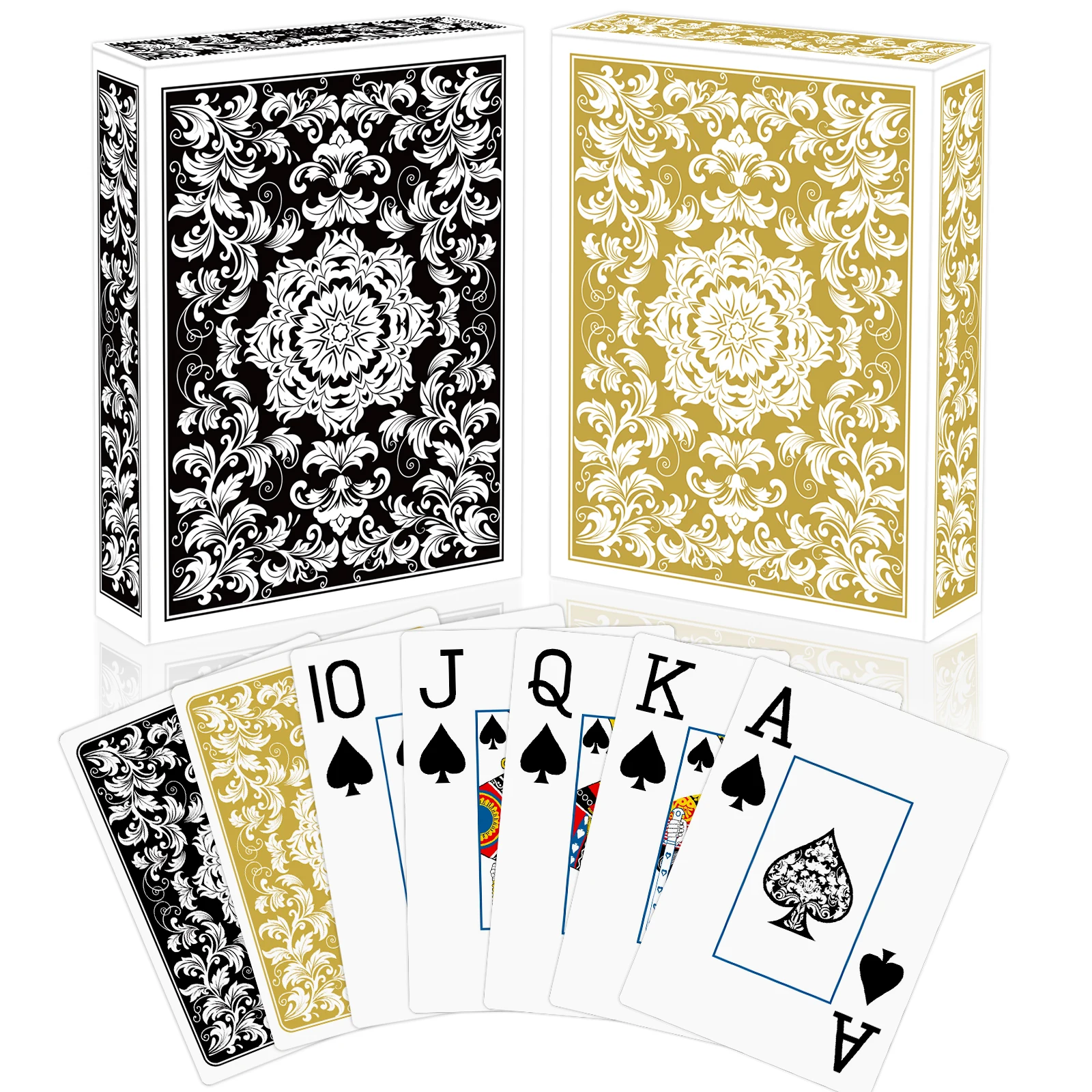 

Jumbo Index Poker Playing Cards for the Elderly and Adult;Gaming Gift，Game Cards for Parties,Family Gaming Night