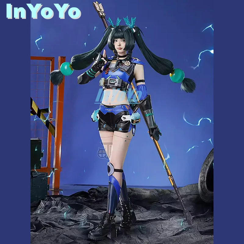 InYoYo Qing Yi Cosplay Costume Zenless Zone Zero Fashion Lovely Uniform Game Suit Halloween Party Outfit Women XS-XL New