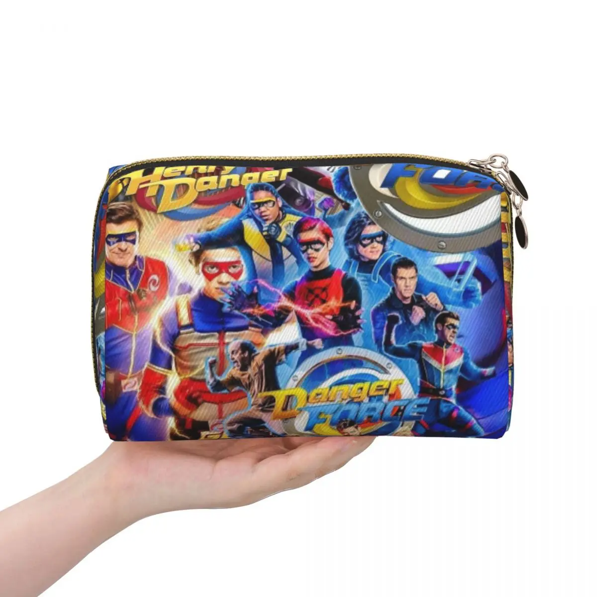 Henry Danger Women Cosmetic Bags Travel Makeup Organizer Pouch Toiletry Storage Dopp Kit Case