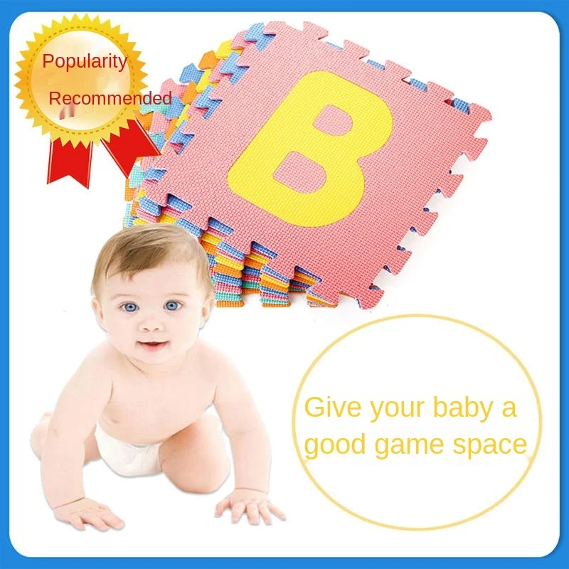 10pcs/set Number Animal Word Pattern Baby Play Mat Puzzle Toys Kids Children Eva Foam Yoga Crawling Mats Floor Tapete