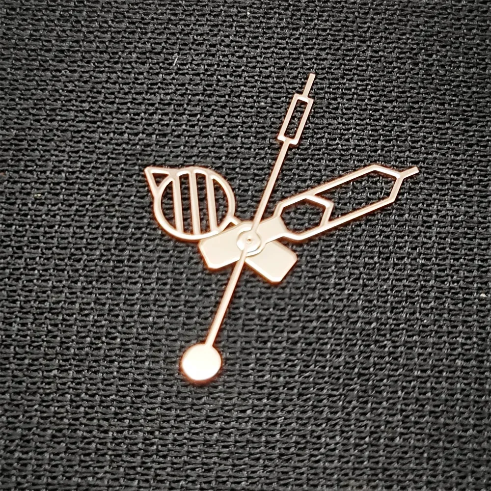 Modified New Round And Rectangular Hollow Pointers Non Luminous Men's Watch hand Three Needle fit for NH35 NH36 4R 7S  Movement