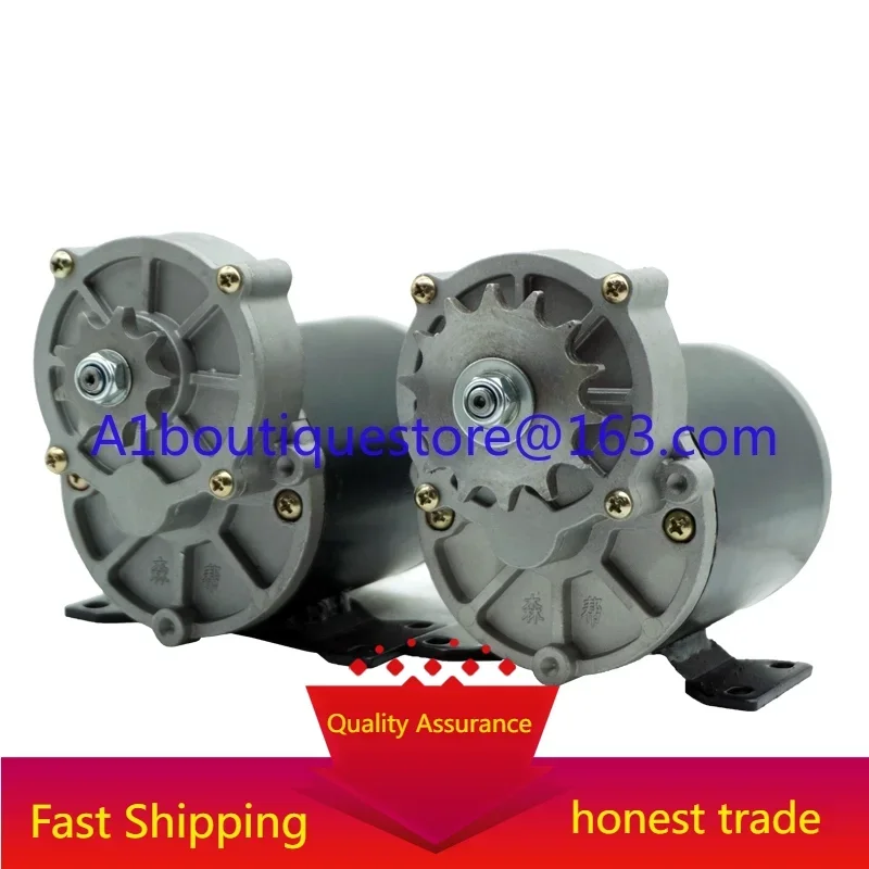 12V 24V 500W 200RPM DC Geared Motor, 9 Teeth/14 Teeth, High Torque Fertilizing Motor, Multi-purpose Sprocket