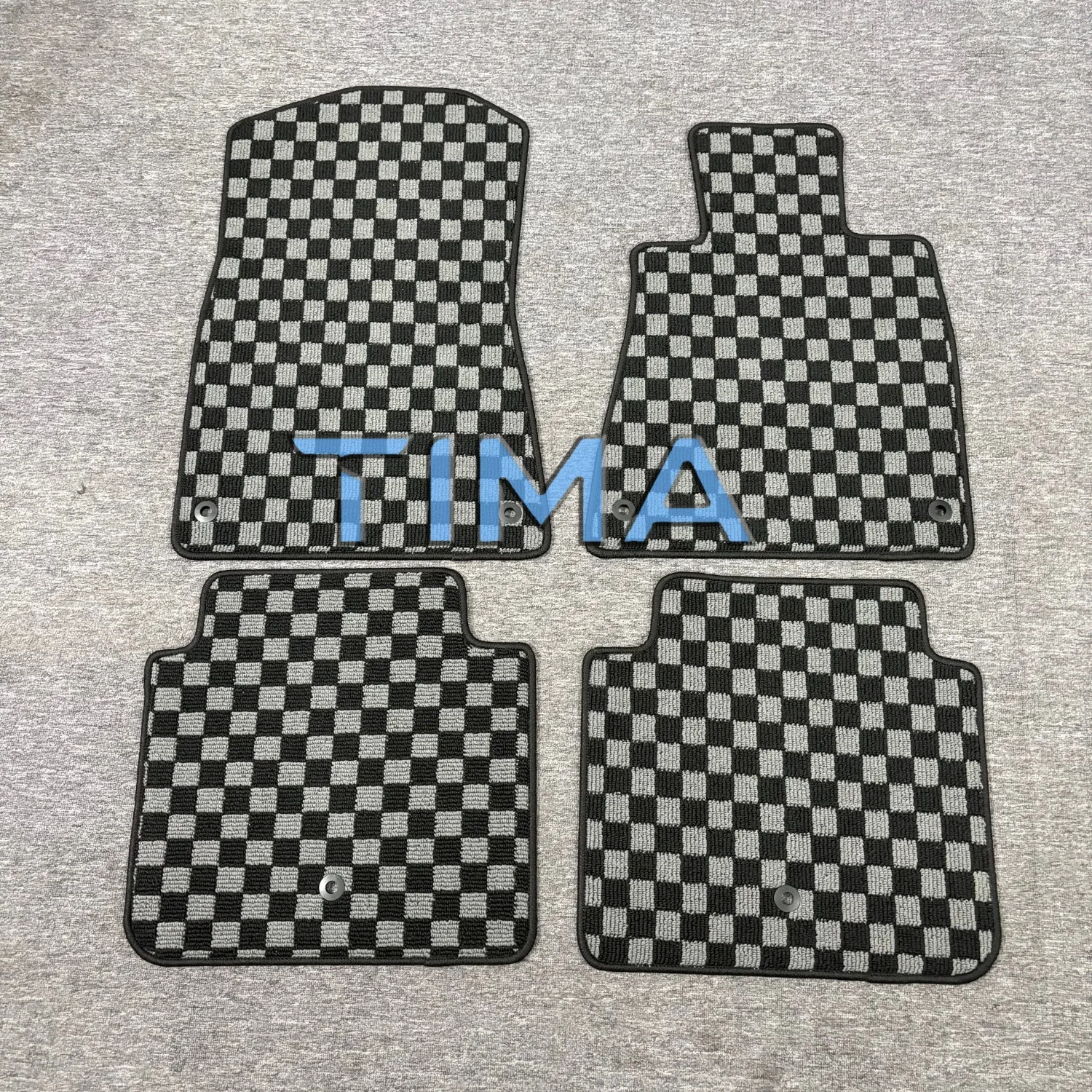 JDM Style Checker Floor Mats Floor Mats For Toyota 12th-Generation Crown Right Hand Driveor
