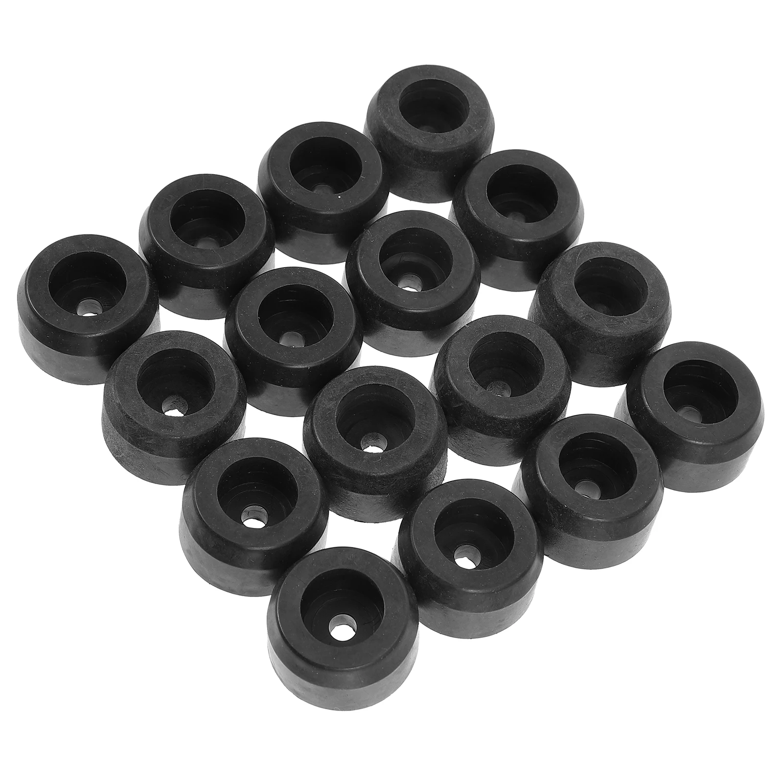 

16Pcs Rubber Feet Bumpers Furniture Table Pads for Amplifier Speaker Cabinets Floor Protection No Sliding Feet Bumper