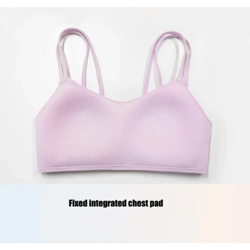 Dupes Cloud Feel Light Support Ribbed Bra Lightweight Sweat-wicking Smooth Quick Dry Fixed Padded Strap Sports Yoga Bras