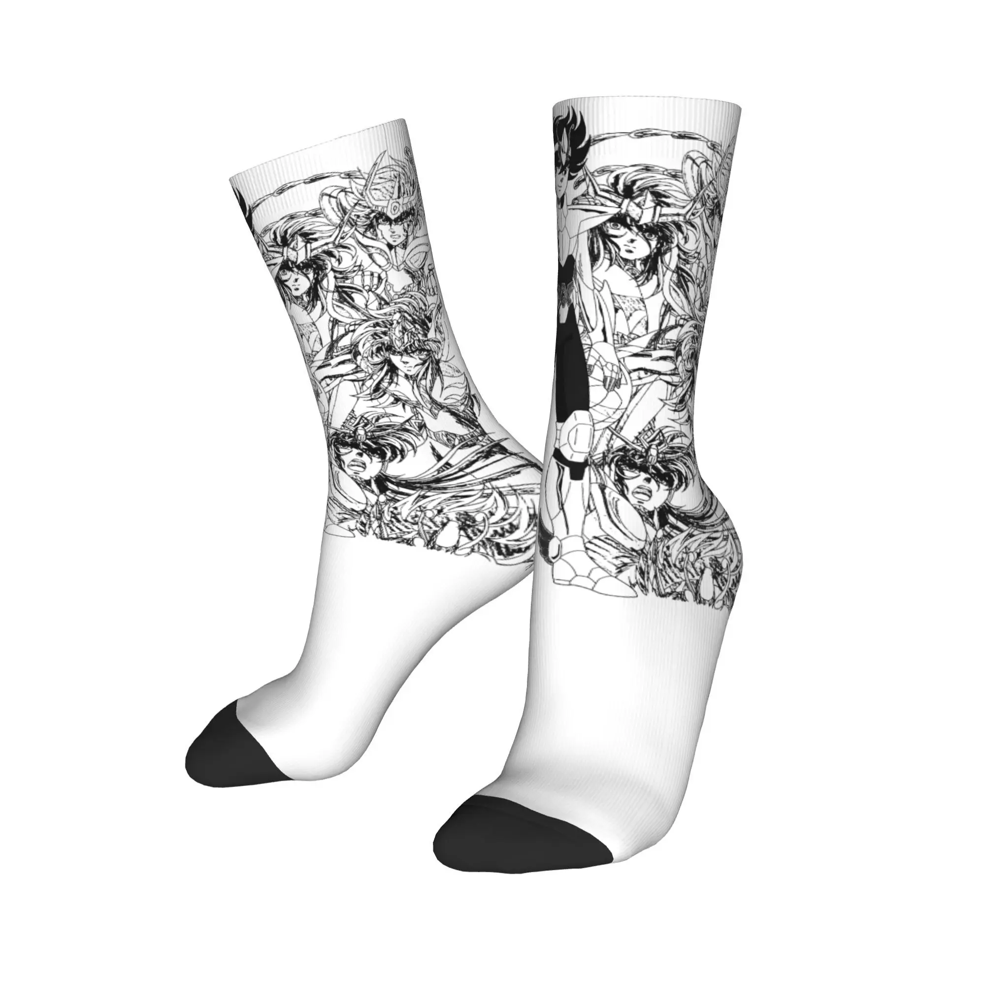 Athena no Saints Seiyas anime  Socks for Women Men Accessories All Seasons  Comfortable Long Socks Sweat Absorbing