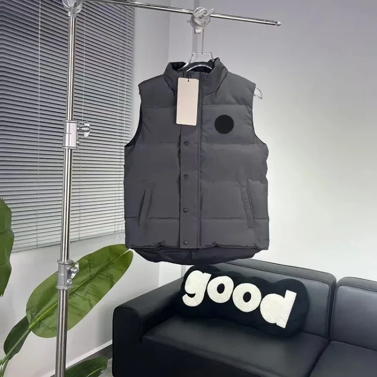 Marchi di lusso Canada Giù Inverno Donna Uomo Gilet Addensare Gilet di cotone caldo Giacche senza maniche Cappotti tinta unita Piumino