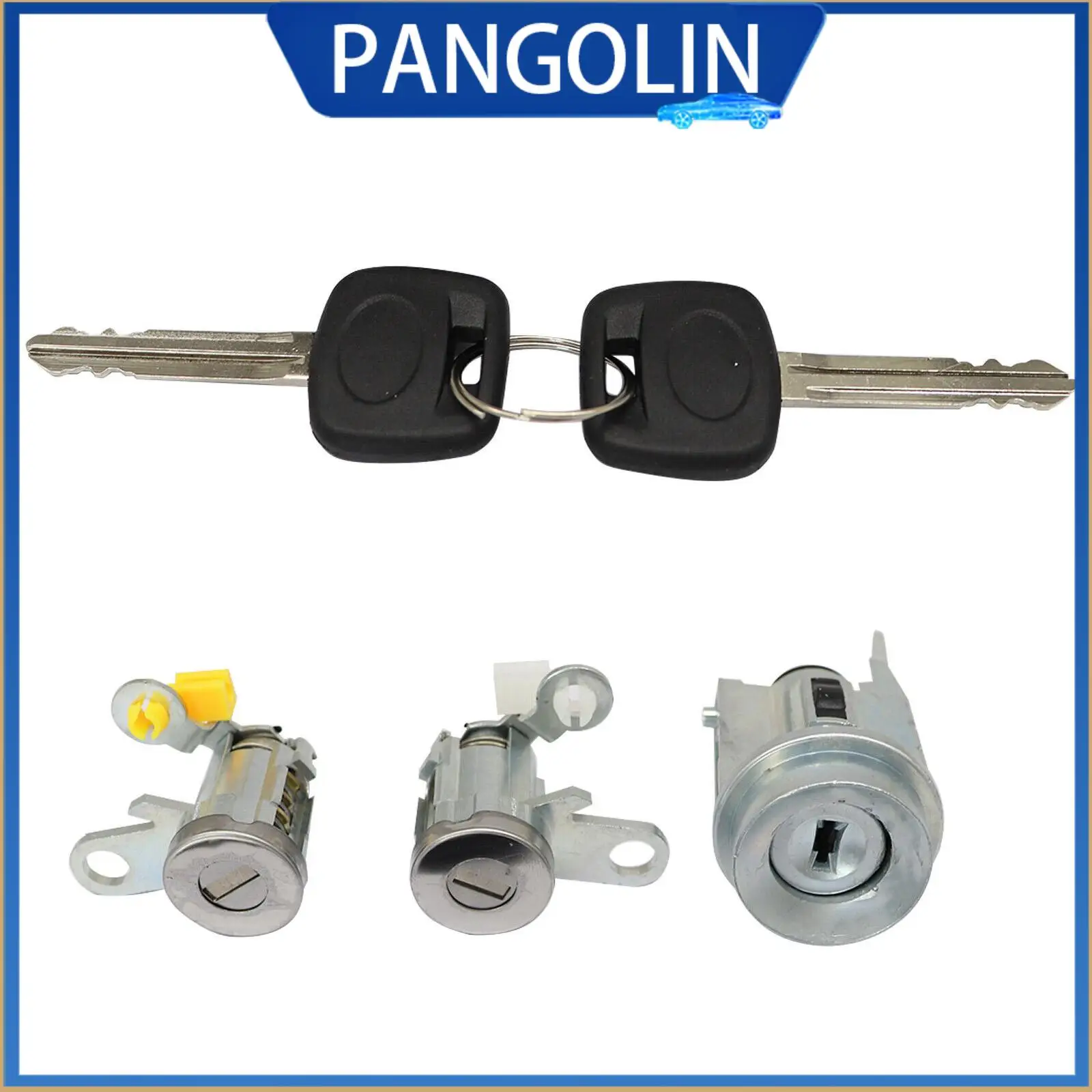 

PANGOLIN переключатель зажигания и комплект цилиндров дверного замка с ключами для Toyota Tacoma 1995-2004, замена для 69005-35840 69051-35070