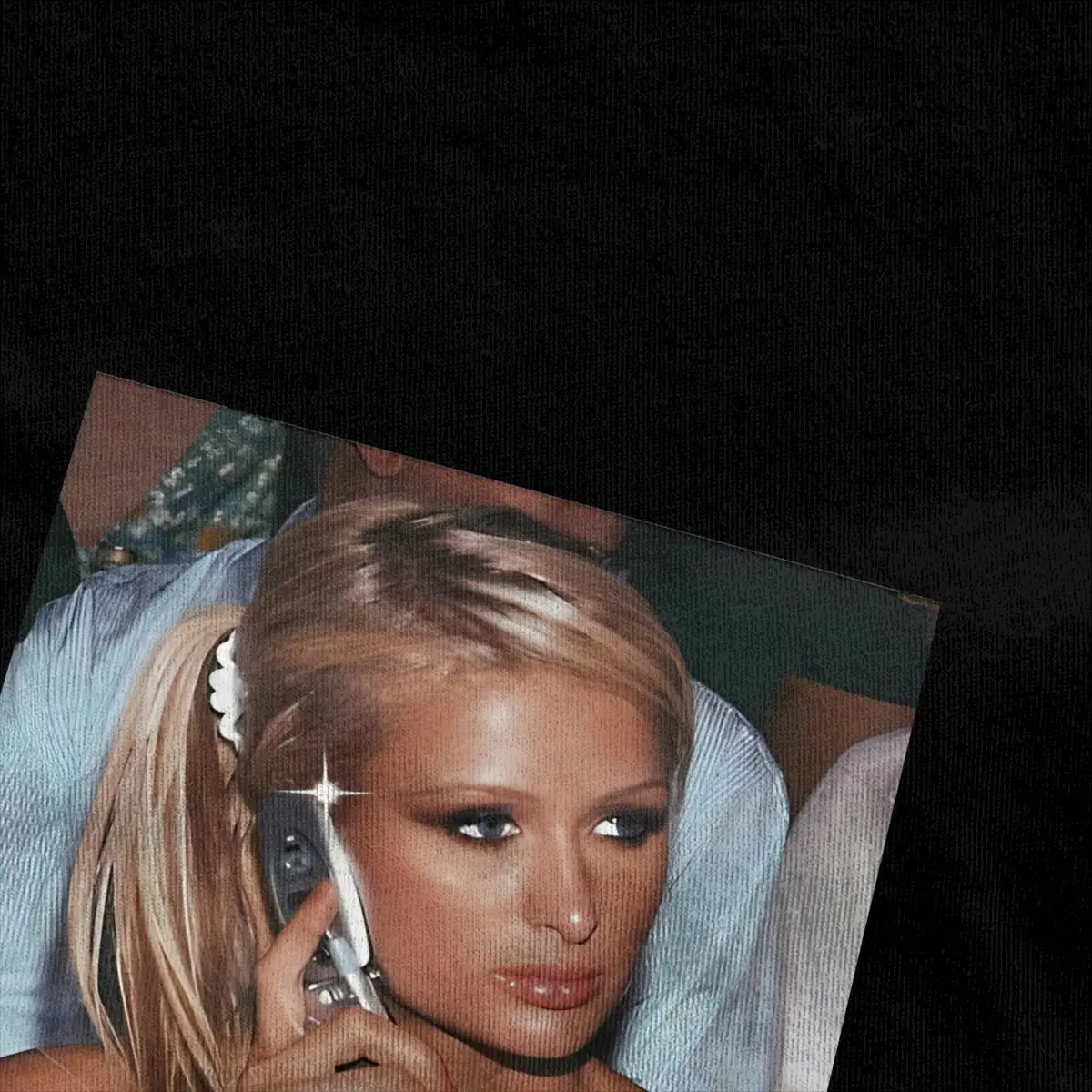 Paris-hilton 90s T-Shirt aesthetic y2k pink Y2K Funny T Shirts Pure Cotton Harajuku Tee Shirt For Men Short Sleeve Casual Tees