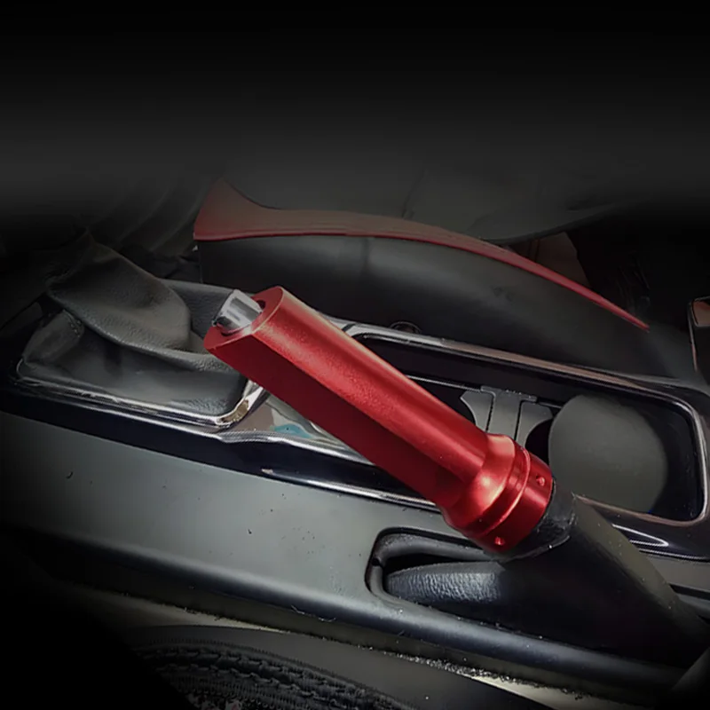 Anti-slip Car Aluminum Hand Brake Sleeve Handbrake Handle Hand Protector Cover for Brake Handle with Diameter Less Than 2.3cm