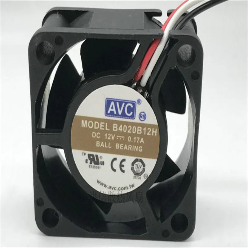 Avc B4020B12H 4センチメートル4020 12v 0.17A 3線式冷却ファン