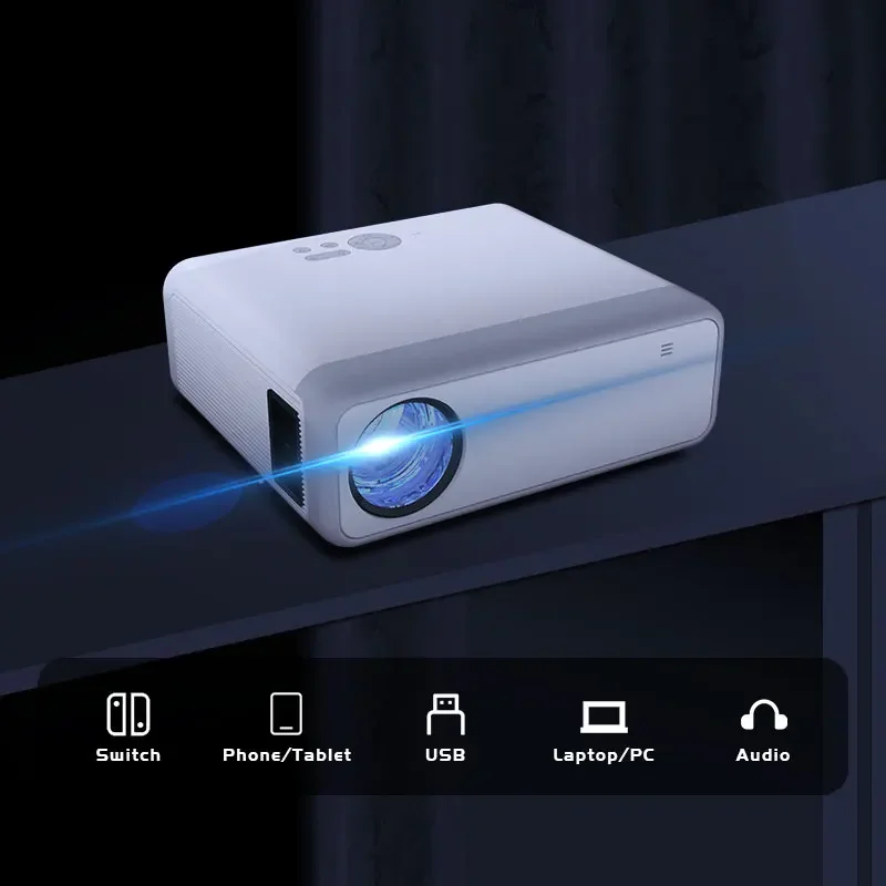 YYHC-Wholesale Digital Projector Android Mini Portable Projector Smart Projector Home Theater Support 1080p 500