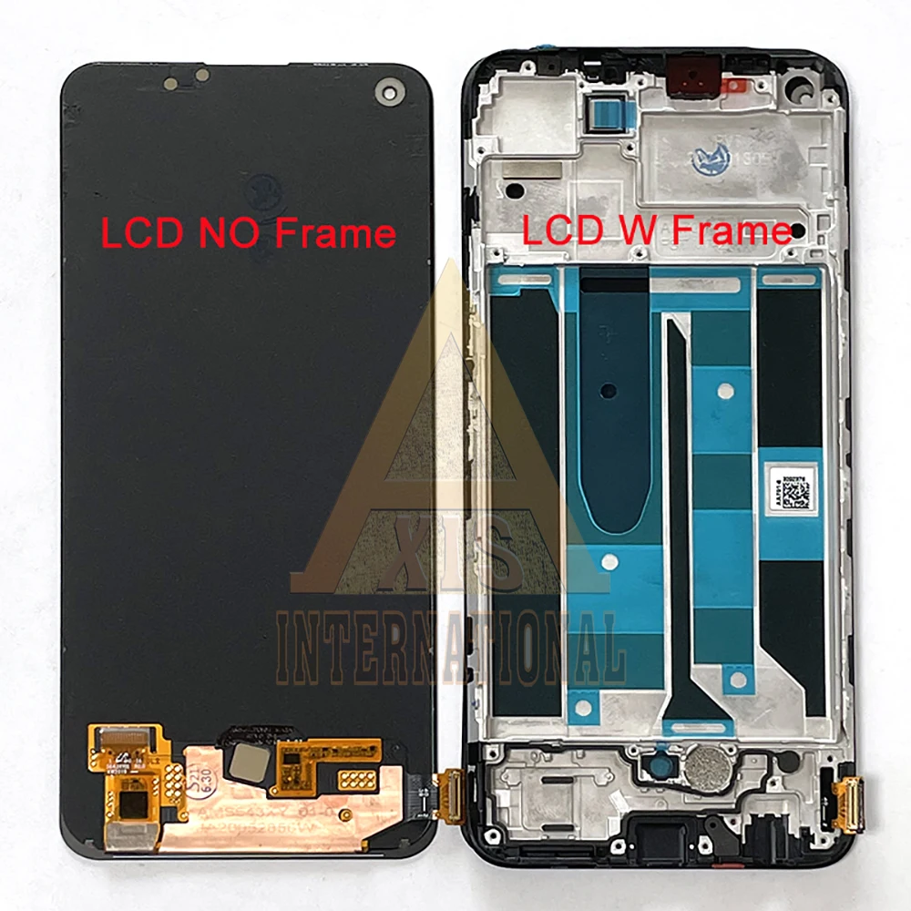 

Original 6.4'' AMOLED For OPPO Realme 7 Pro RMX2170 LCD Display Screen Frame Touch Panel Digitizer For Realme 8 Pro RMX3081 LCD