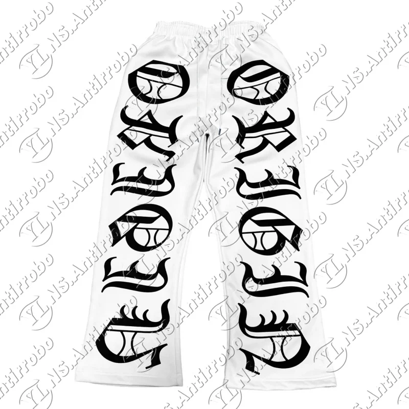 2000s Retro Street Wear Y2K Harajuku Men Pants Solid Color Sweatpants Trendy Hip Hop Men Women Casual Joggers Straight Leg Pants