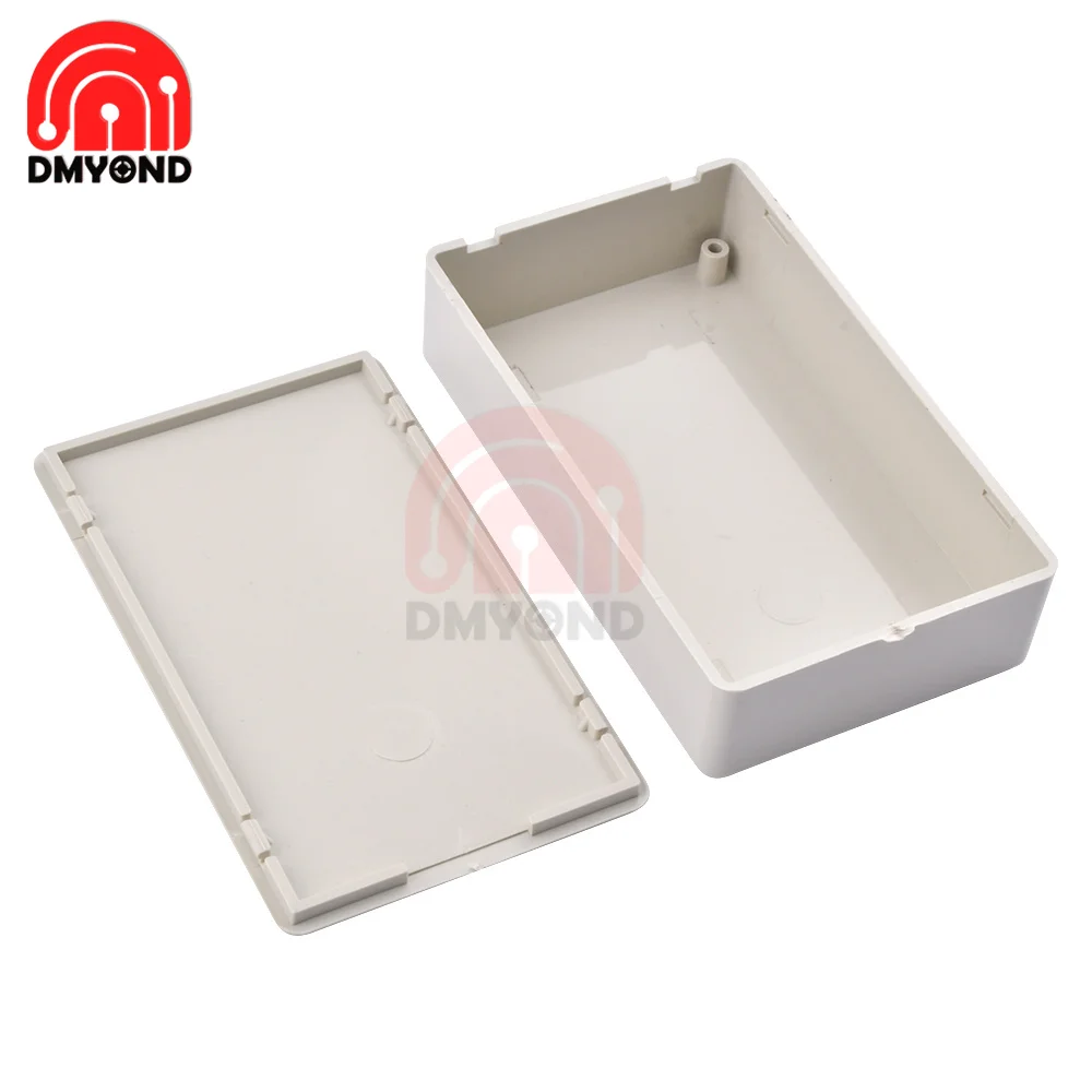 DIY Small Black and White Shell Wire Junction Boxes Plastic Electronic Project Box Enclosure Instrument 100x60x25mm Case