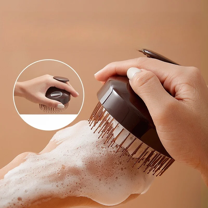 Hair Washing Comb Professional Scalp Meridian Massage Brush Scalp Cleaning Daily Hair Washing Care Use Beauty Health Massage