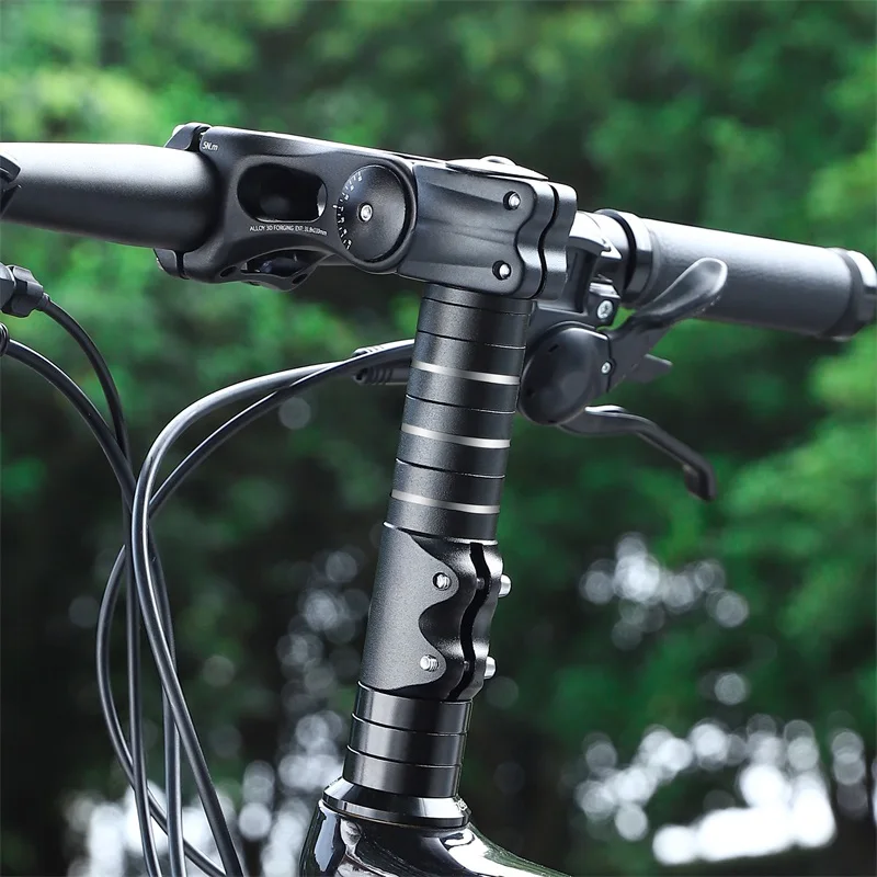 WEST BIKING-extensor de vástago de horquilla de bicicleta, adaptador de elevación de manillar de aleación de aluminio, vástago de bicicleta de