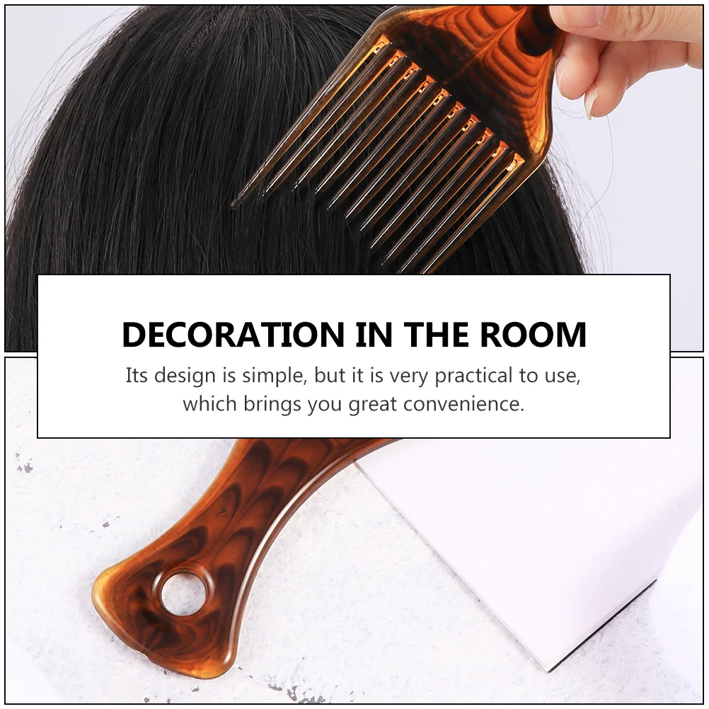 

4pcs Wide Tooth Comb Plastic Pick For Hair Styling Detangle Afro Braid Curly Straight Hair Comb Tool Men Women
