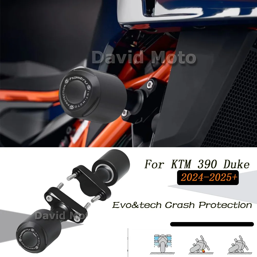 

duke 390 For 390 DUKE 390 duke 390 2024-2026 Motorcycle Frame Crash Slider Protector Pads Anti-falling Crash Protection Slip