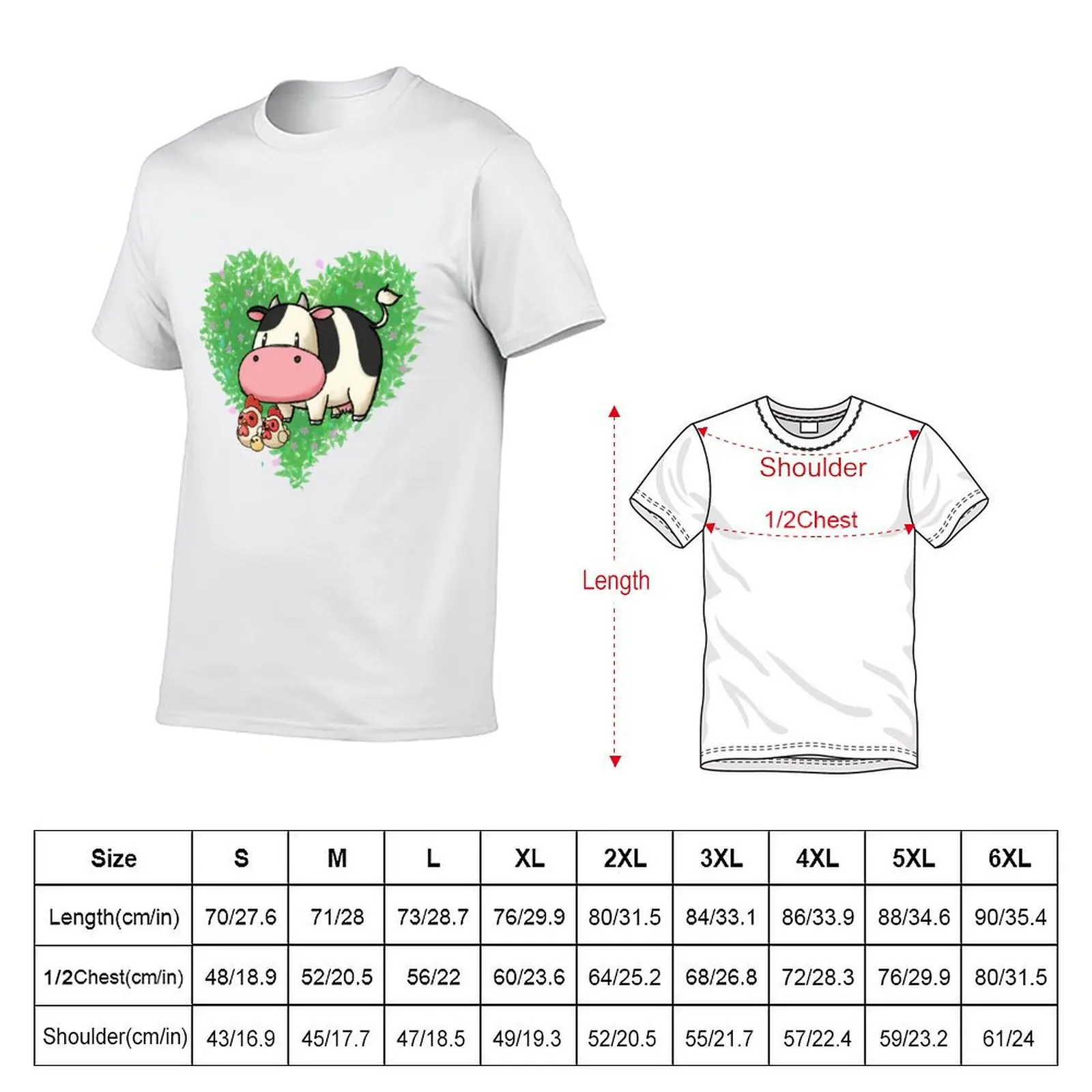 Harvest Moon Story of Seasons T-Shirt Trendy Print Short Sleeve T-Shirt