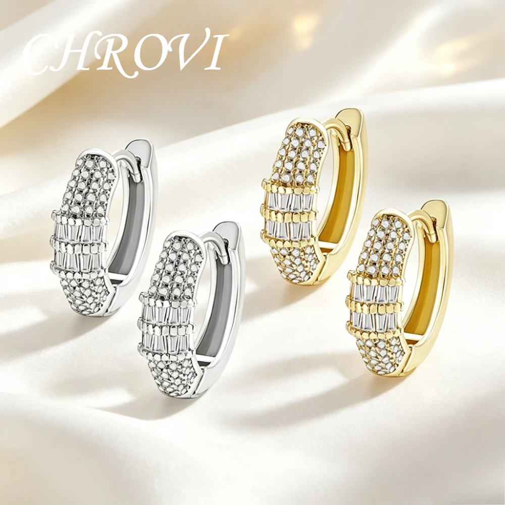 Exquisite 925 sterling silver best-selling model, fully set with diamonds, ear ring with luxurious and dazzling ear hoop