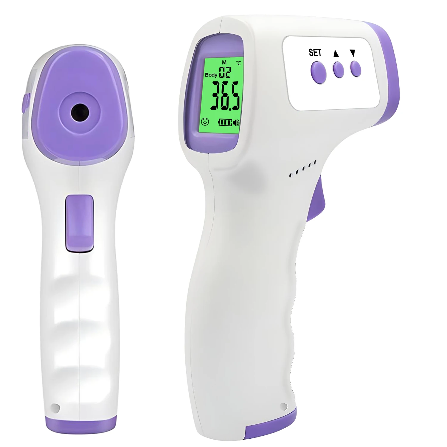 Digital Infrared Thermometer Forehead Body Non-Contact Fever Thermometers Or Medical Portable Finger Pulse Oximeter Blood Oxygen