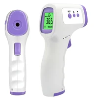 Thermomètre infrarouge numérique front corps thermomètres de fièvre sans contact ou oxymètre de pouls de doigt portable médical oxygène sanguin 2