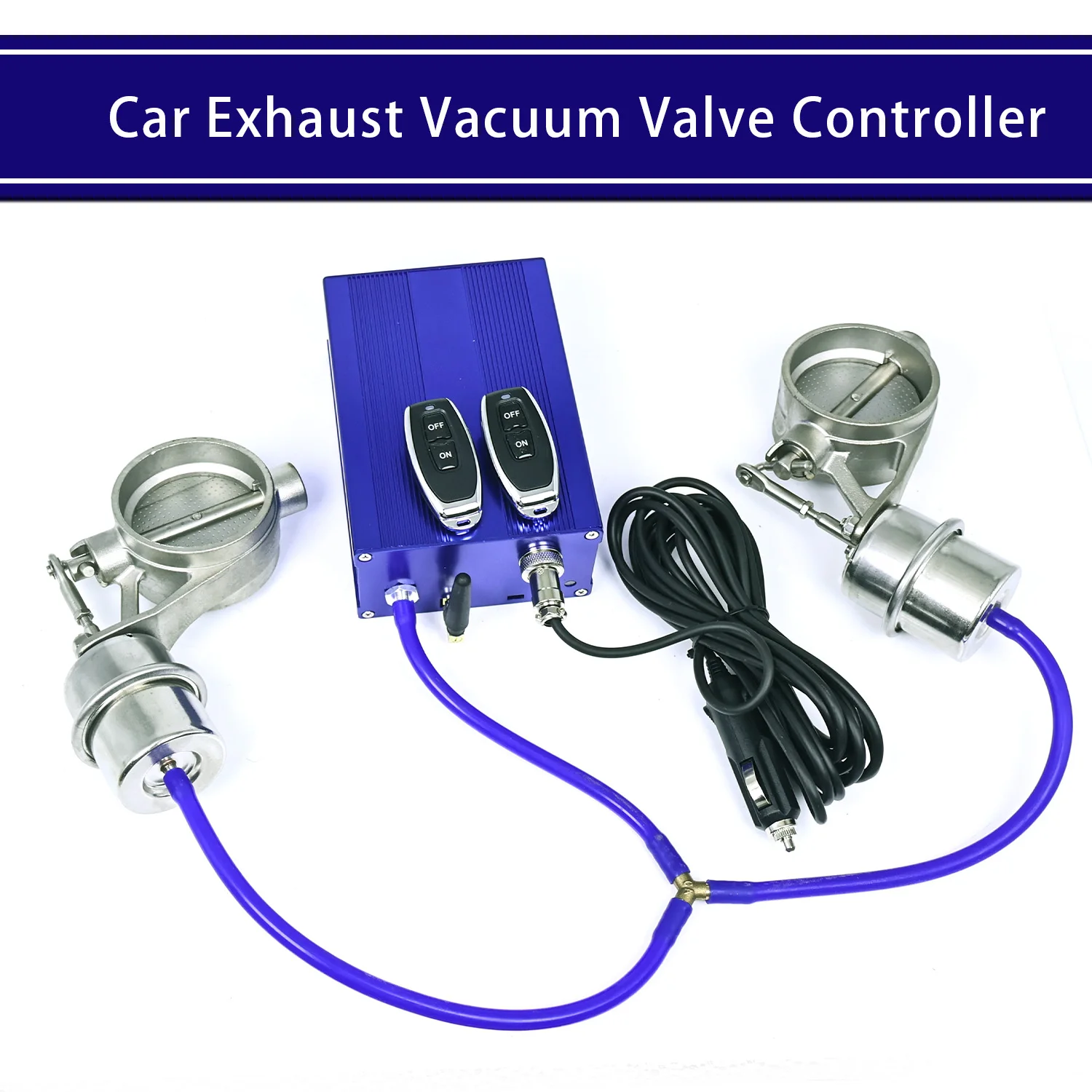 

12V Universal Car Exhaust Vacuum Valve Controller Remote Control Of the Exhaust Valve Actuator With Memory
