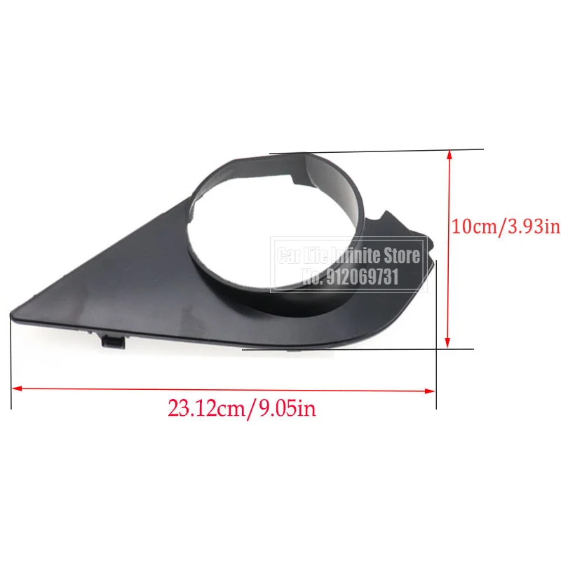 

Fog Light Cover Bazel Grilles Fog Lights Lamp Frame Covers Hole Grill For BMW E60 E61 M Sport 2003-2009 525i 528i 530i 2004-2010