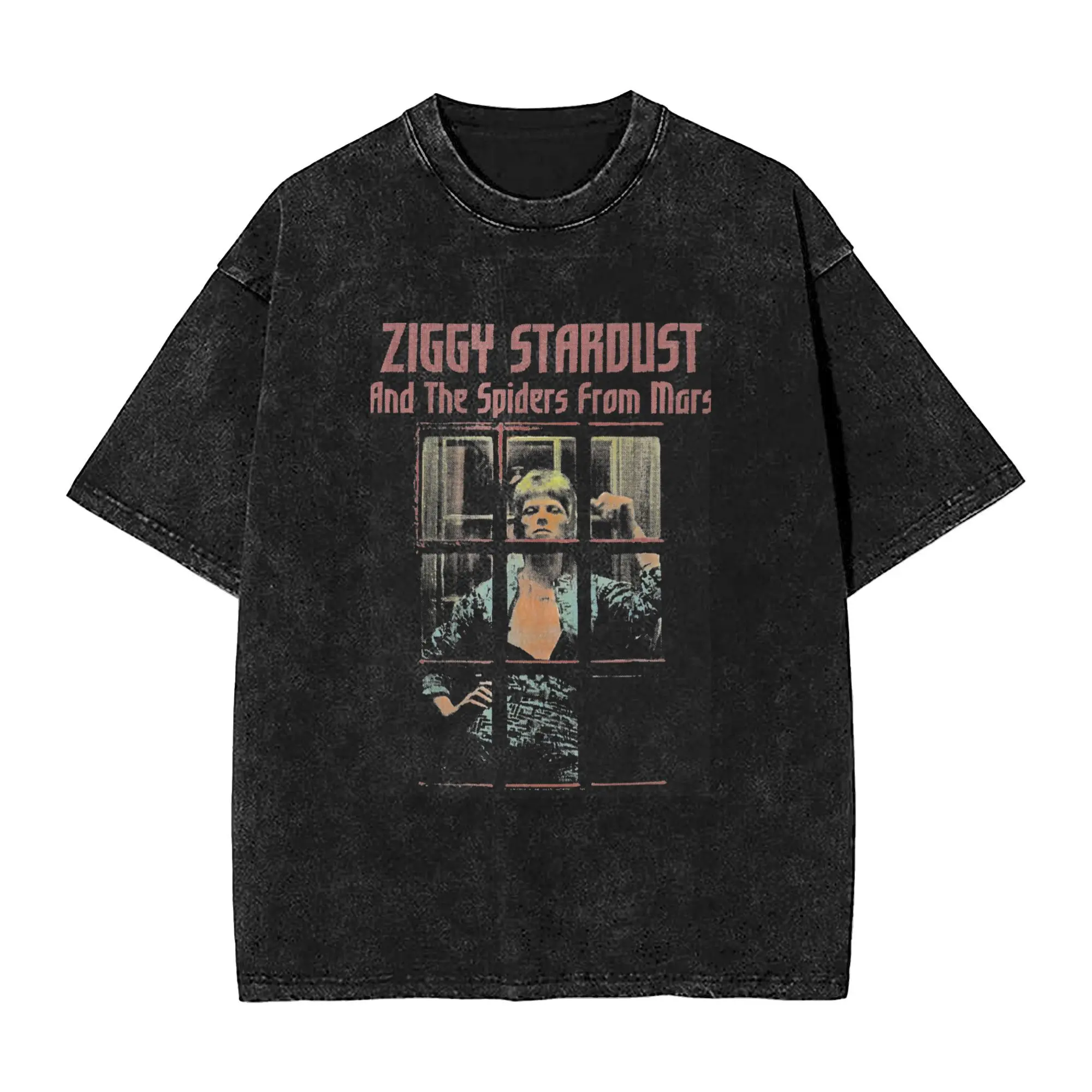 

Men Women Wased T-shirts From Mars Davids Star Bowied Printed T Shirt Accessories Oversize Singer Musician Tees Tops