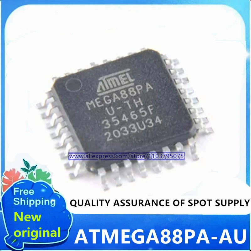 

10PCS/LOT ATMEGA88PA-AU MEGA88PA-AU U-TH 100% New Original Spot sales