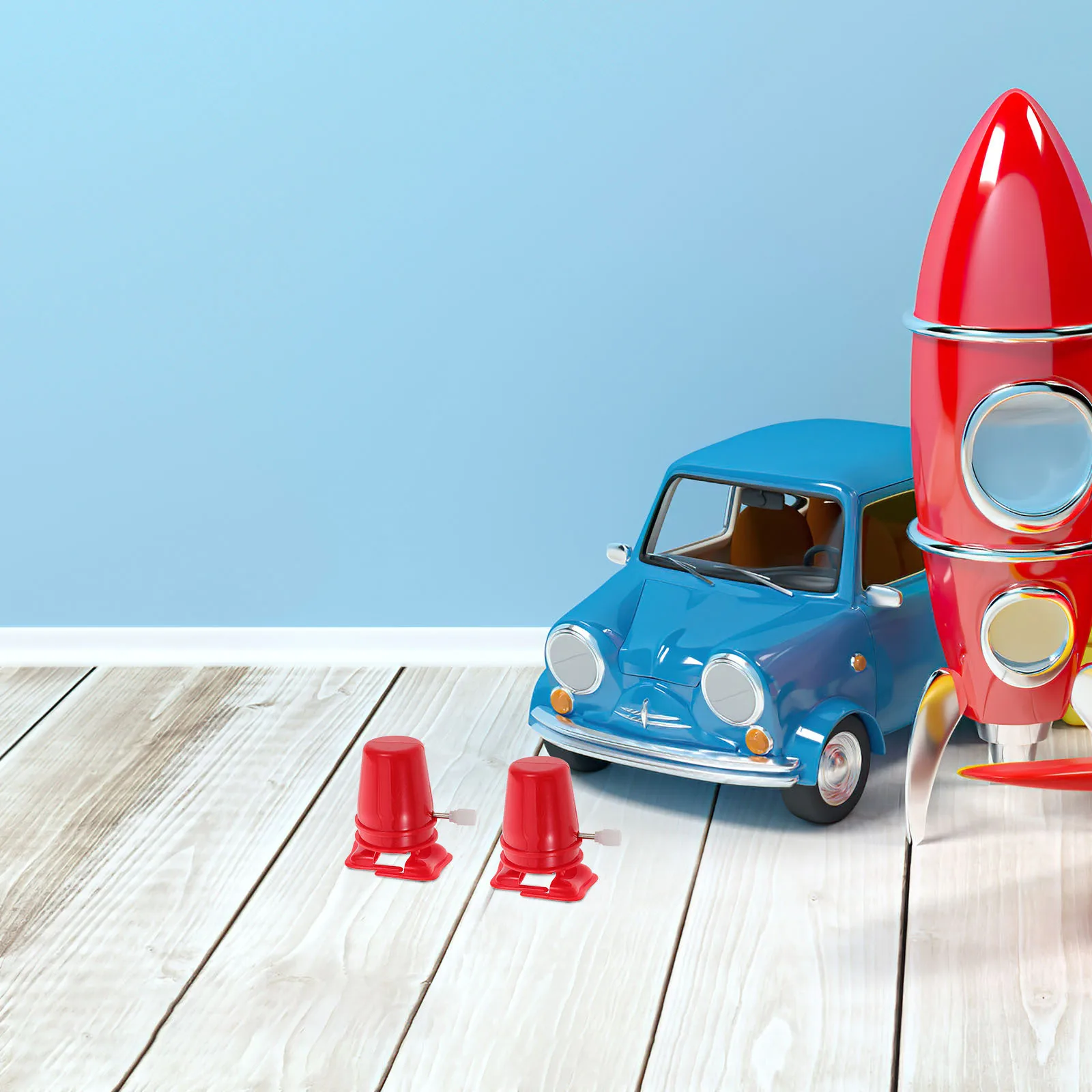 6-delige loopmechanismeset DIY opwindrobot ambacht voor kinderen kunst en ambachten stuurpen educatieve activiteit met parel sneeuwvlok klei