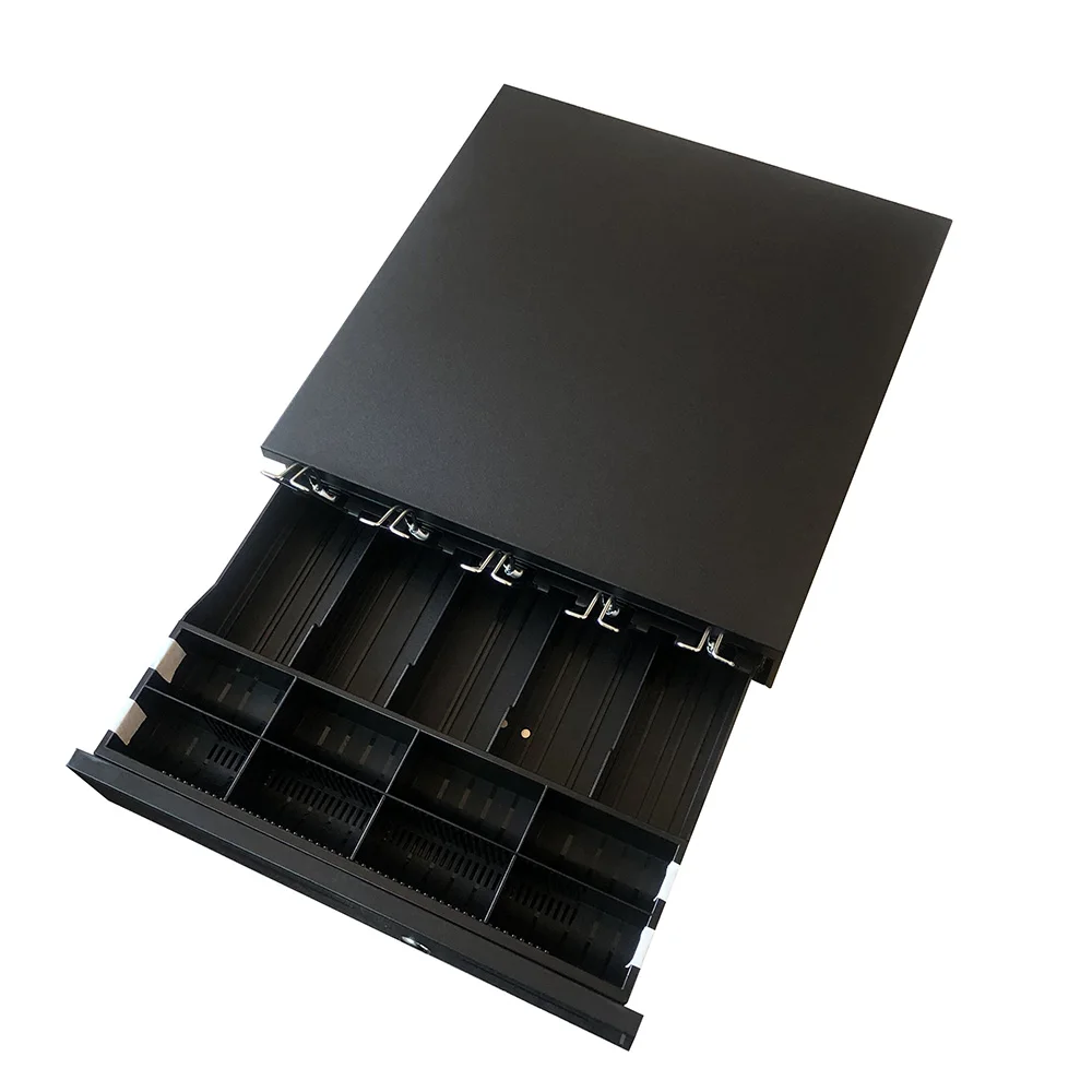 Locking Cash Box with Lock Money Box with Cash Tray Lock Safe Box with Key Money Saving