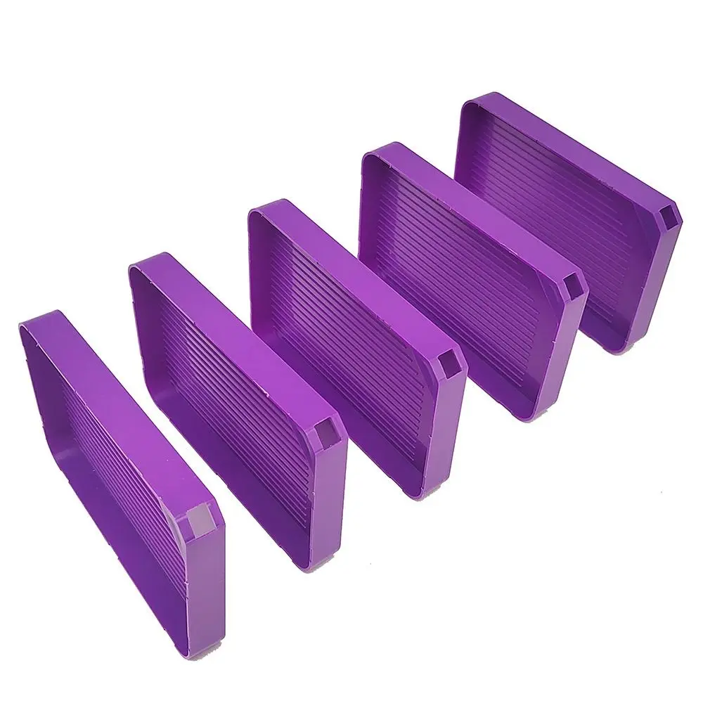 5D DIY Diamond Painting Tools Set Art Tool Craft Drill Plate Tool Set Purple Roller Pen Diamond Embroidery Tray Kits Bedroom