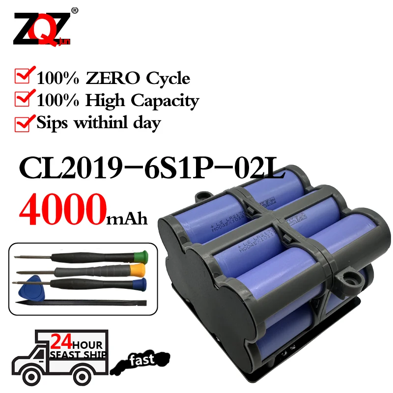 

21.6V 4000mAh Replacement Battery For Tineco FLOOR ONE 2.0 S5 PRO 2 S5 Smart S5 Steam Floor Scrubber Accessories Parts