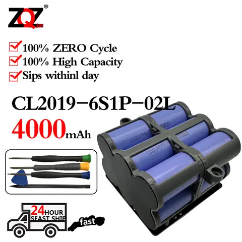 21.6V 4000mAh Replacement Battery For Tineco FLOOR ONE 2.0 S5 PRO 2 S5 Smart S5 Steam Floor Scrubber Accessories Parts