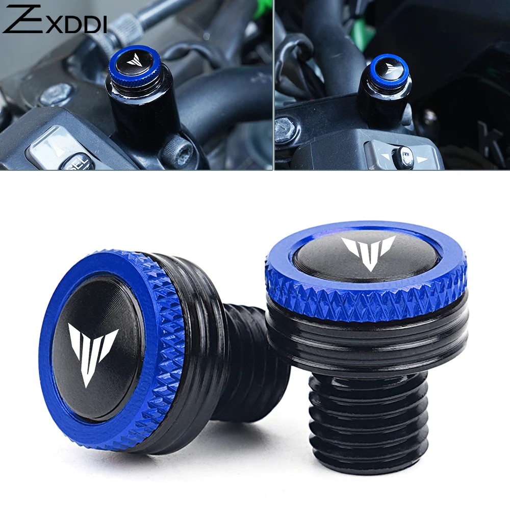 

For YAMAHA MT09 MT07 MT03 MT10 MT01 MT 125 15 MT-09 MT-07 FZ09 FZ07 Aluminum Motorcycle Rearview Mirror Hole Plug Bolts Keychain