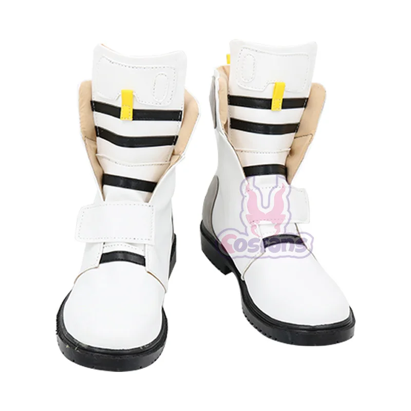 Game Valorant Deadlock Cosplay Shoes Boots Props Halloween Party Role Play Deadlock Shoes VALORANT Boots PU Leather Shoes