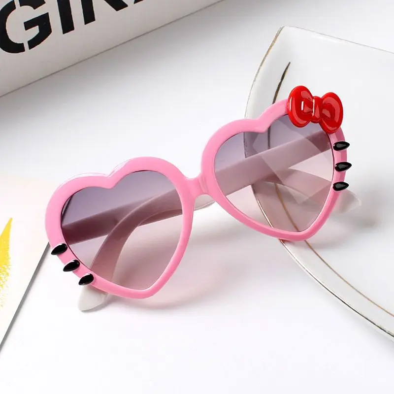 

Hello Kitty Series Sunglasses for Children Sanrio Anime Cute Kitty UV Protection Eye Sunglasses Halloween Photo Props Kids Gifts