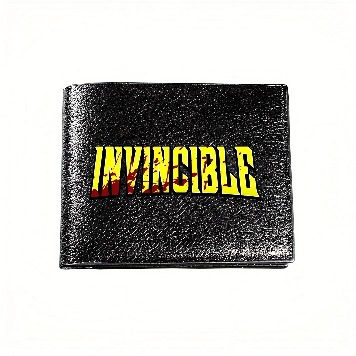 Invincible Blood Splatter Graphic Print Business Mens Casual Elegant Simple Practical Quality Wallet Stylish Printing Creative C