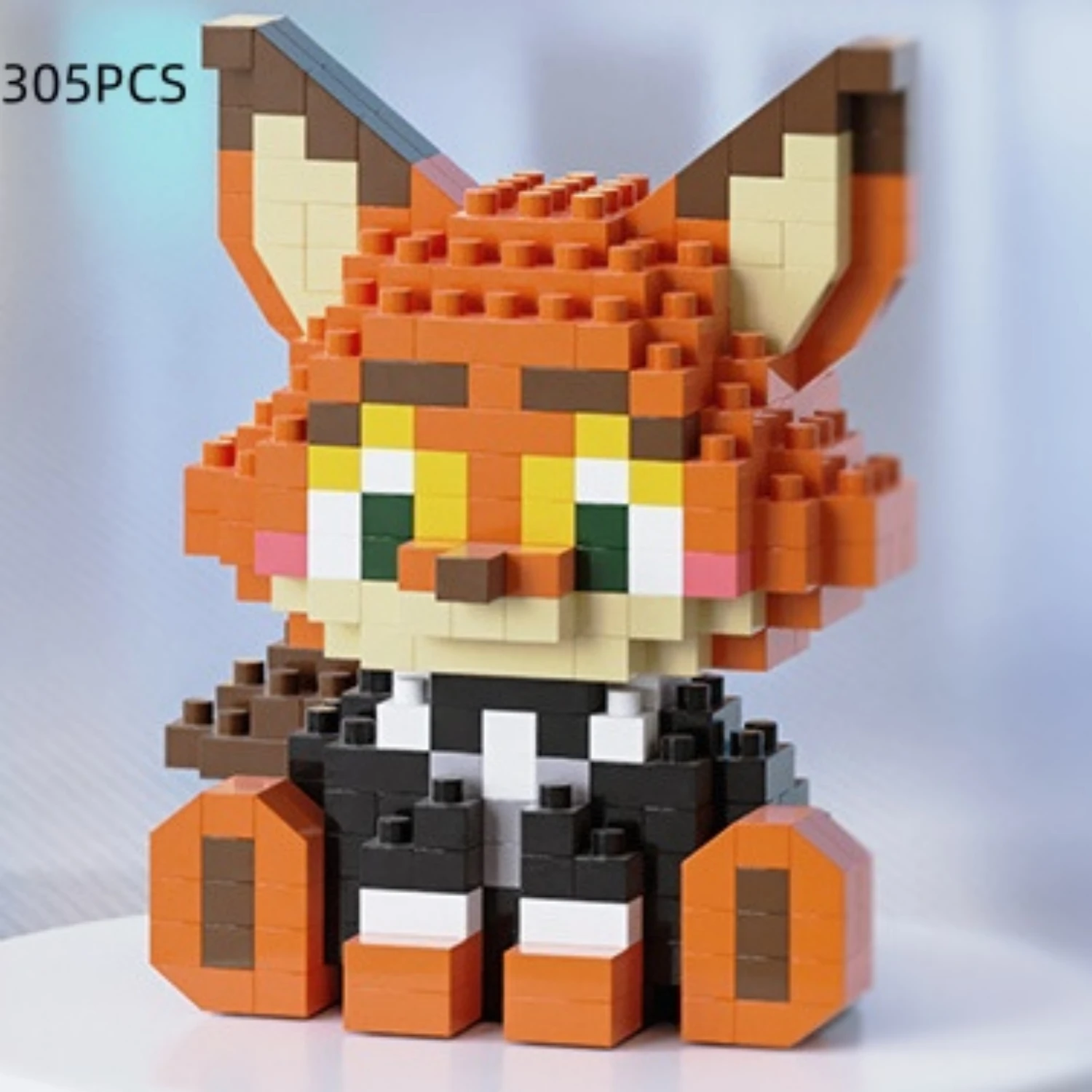 6 cm hoge deeltjesbouwstenen assemblage speelgoed mini desktop ornamenten kamerdecoratie Halloween Kerstmis anime cartoon kawaii