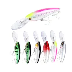 1Pcs Floating Minnow Fishing Lure 9.5cm 9g Crankbait Wobblers Jerkbait 3D Eyes Artificial Bait Pike Carp Bait Swim Bait Fishing