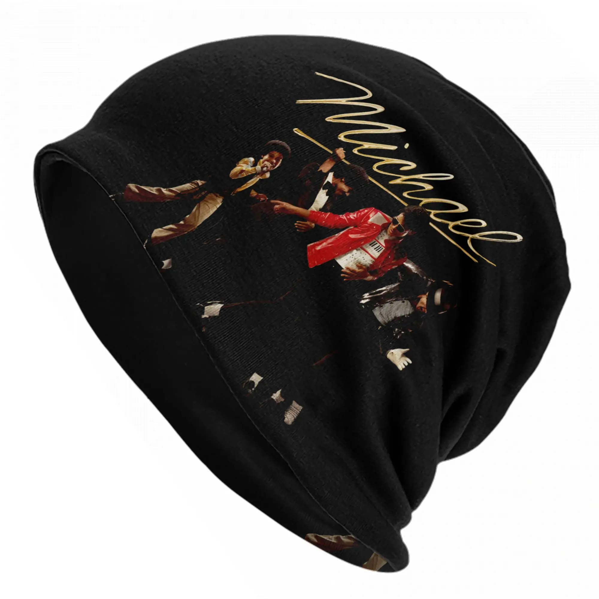 MJ king of pop Story Film Skullies Beanies Hat Cool Unisex Outdoor Cap Warm Dual-use Bonnet Hat