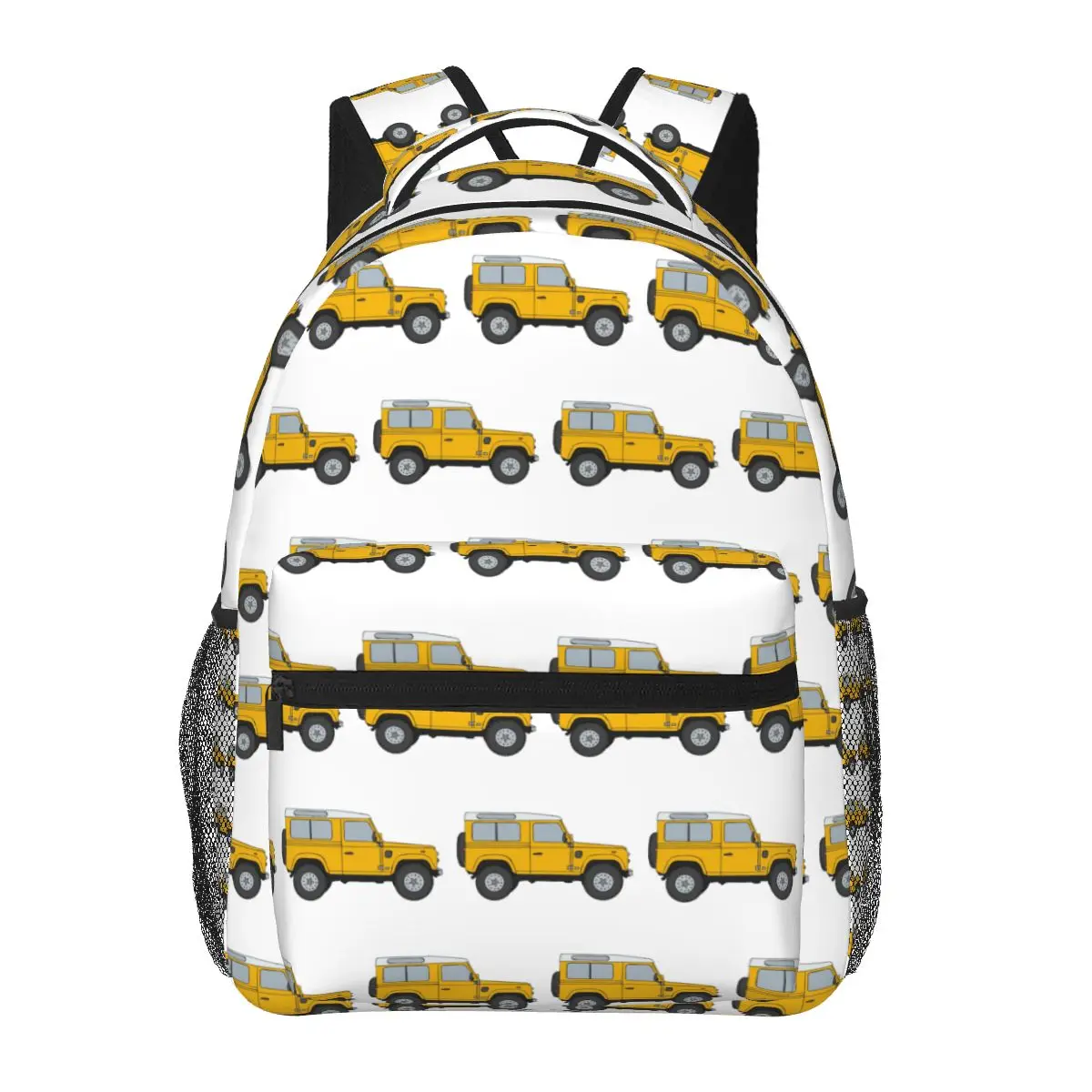 

Defender 90 SUV - Newport Yellow Backpack Daypack Large Capacity Boys Girls BookBag School Bag Shoulder Bags for Men Women