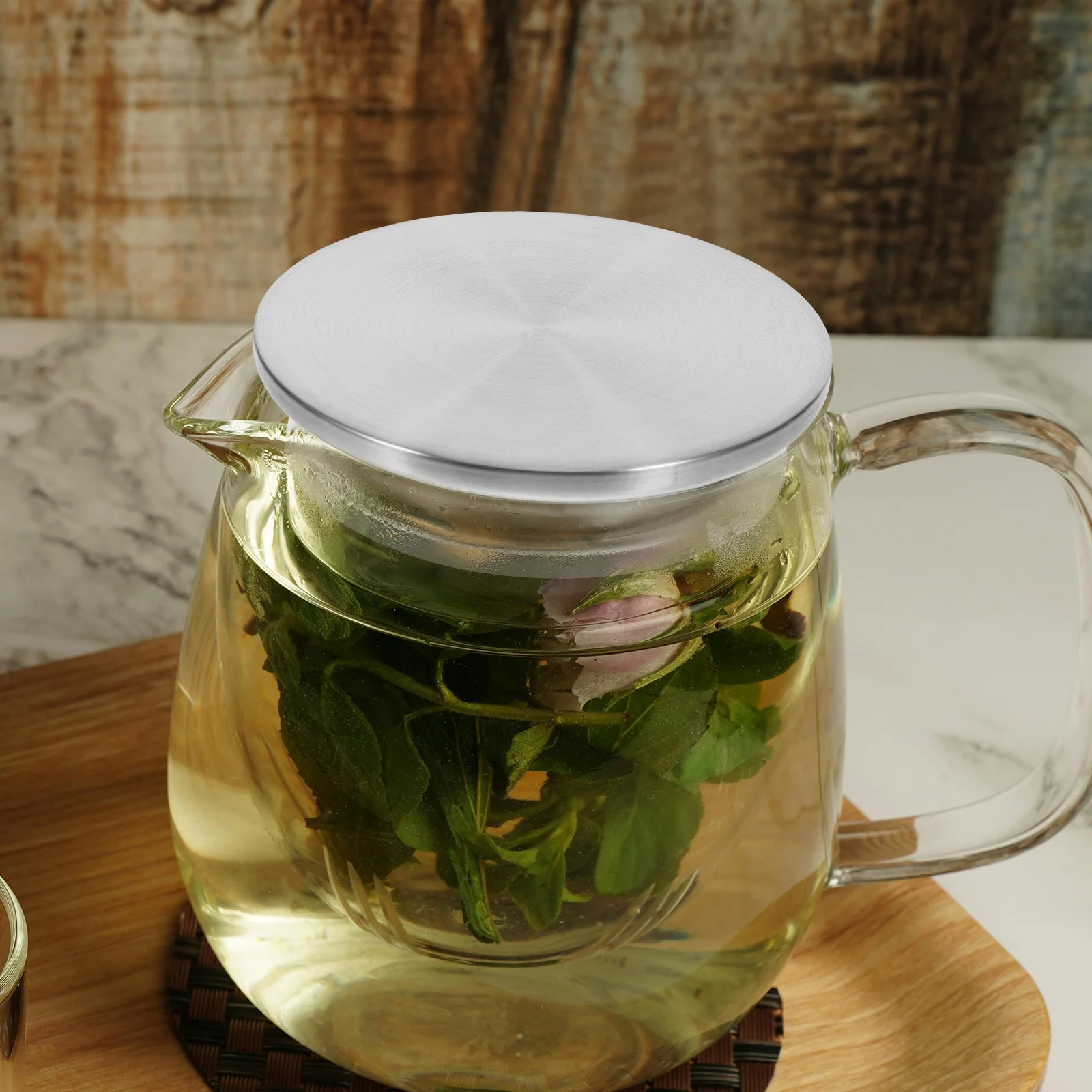 

Stainless Steel Water Pitcher Lid Replacement Easy Clean Fine Workmanship Practical Water Pitcher Replacement Lid