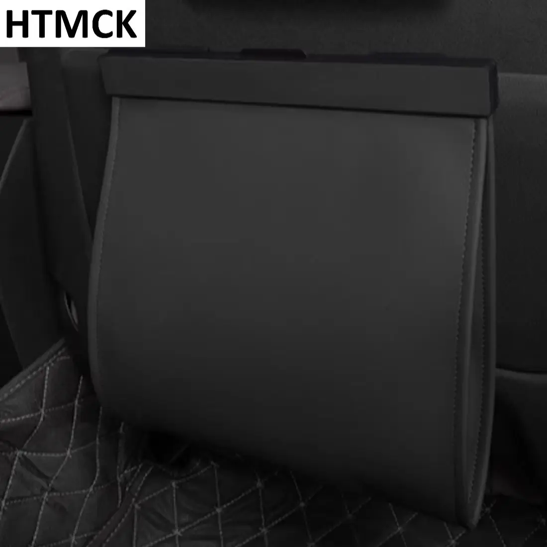 Car Garbage Bag With Magnetic Adsorption Waterproof PU Leather Back Seat Hanging Garbage Bag Trash Bin Auto Accessorie